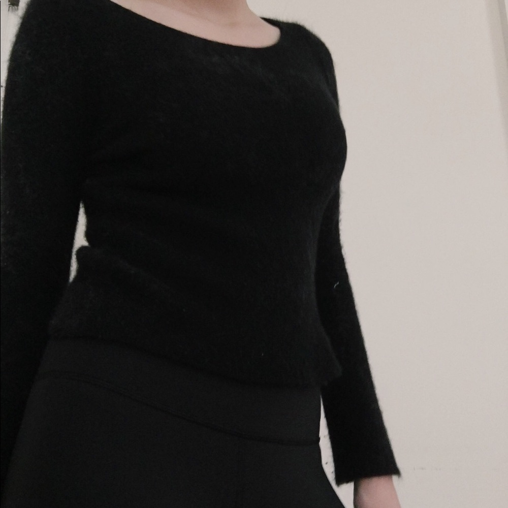 fuzzy sweater